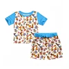 Circus Animal Blue Short Sleeve Short Set