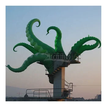 Zhenmei Green Inflatable Tentacles Giant Inflatable Octopus Tentacles For Outdoor Decoration