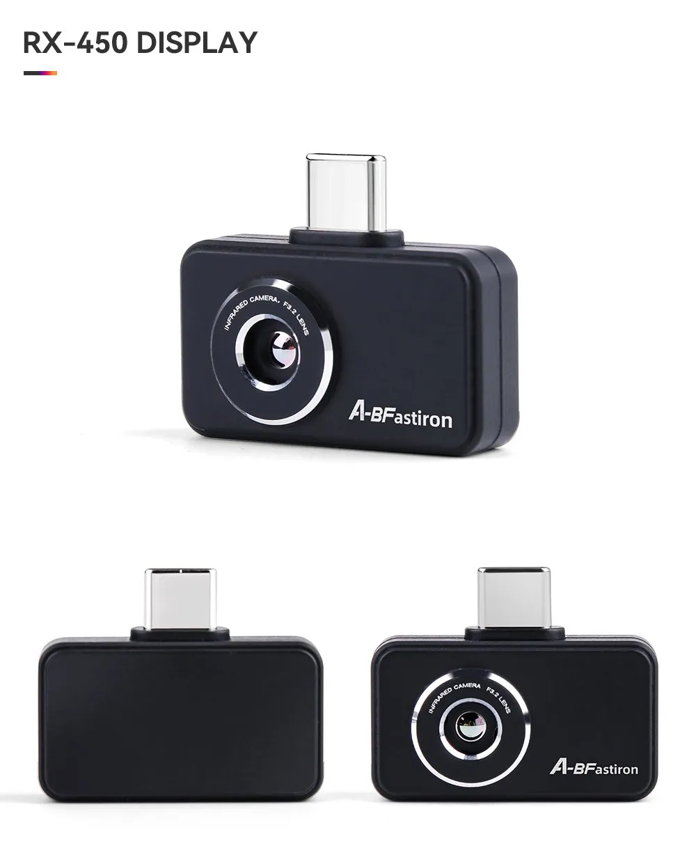 A-bf Rx-450 Thermal Imaging Camera For Mobile Phone Type C Infrared ...