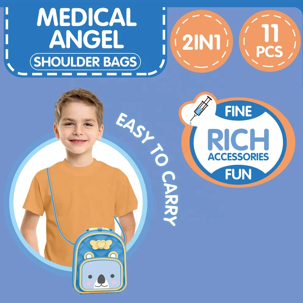 Оптовая продажа, докторская игрушка, игровой набор, Медицинский Рюкзак, имитация доктора, игровой домик, игрушки