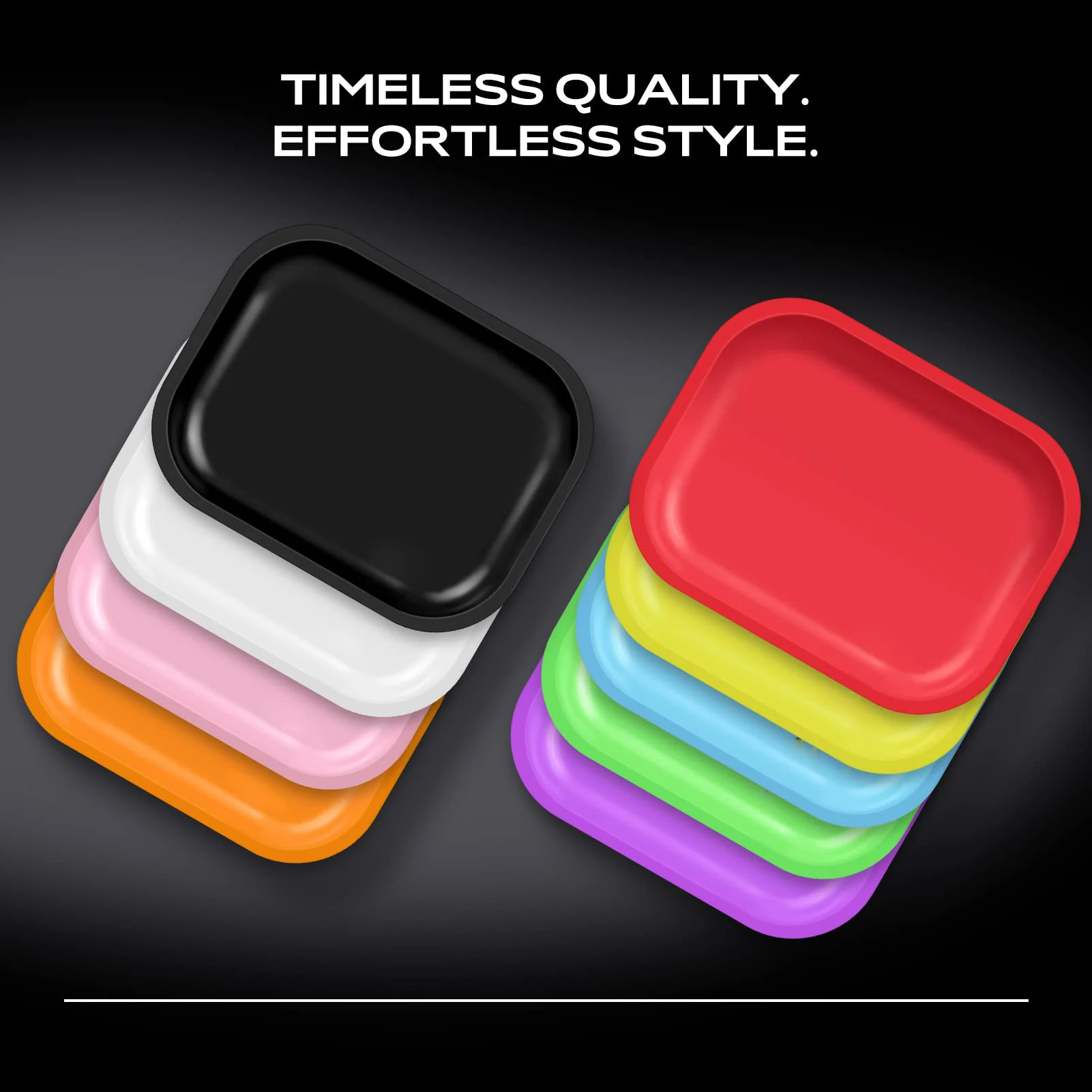 18*14cm Metal Herb Trays Bandeja Stainless Steel Mini Pink Blank