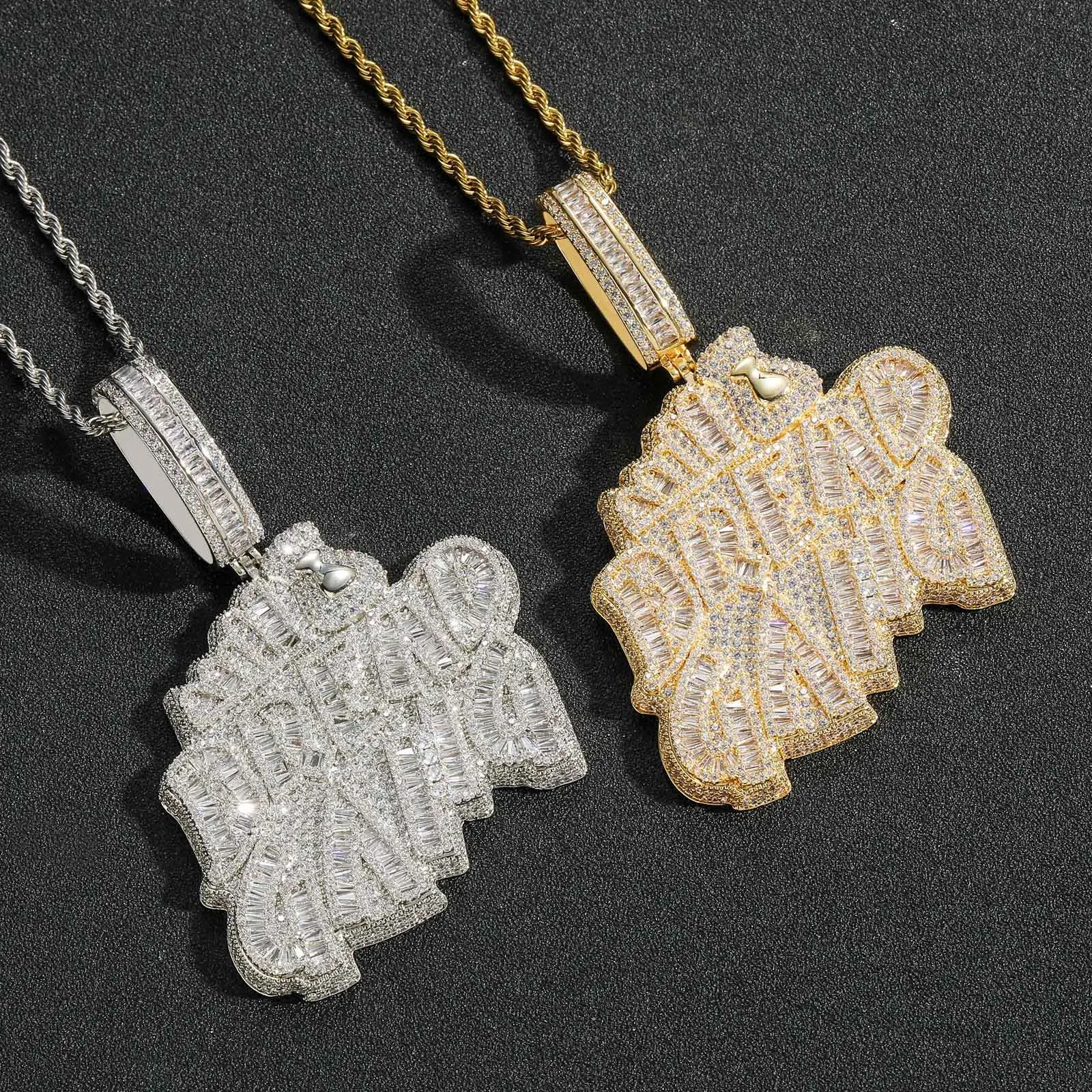 BES High Quality New Design Fashion Iced Out Zirconia BREAD GANG
