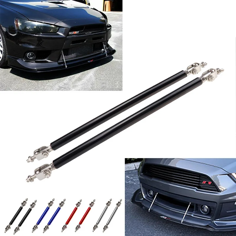 Car Exterior Accessories aluminum Adjustable Front Bumper Surround pull Rod 15cm