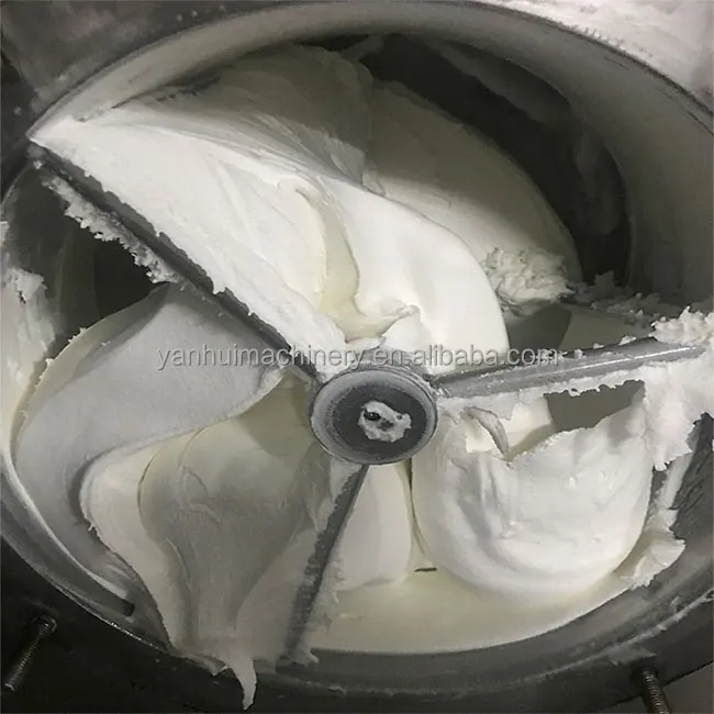 Commercial Big Fan Blades Gelato Maker, Hard Ice Cream Maker