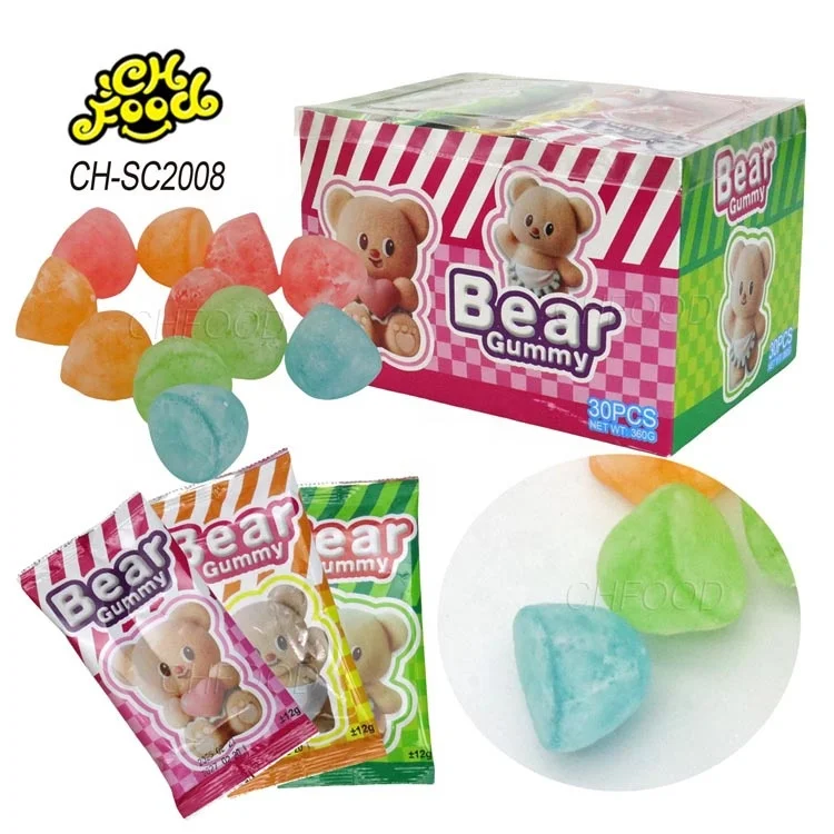 Low MOQ Wholesale Hot Sale Halal Small Colorful Sour Fruit Flavor Bear Gummy Jelly Candy Sweets OEM Kids Gummy Candy