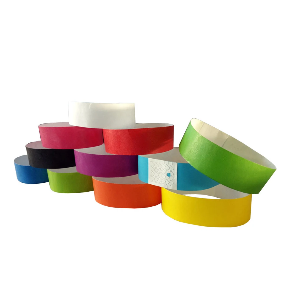 Printable Pp Paper Wristbands Waterproof Disposable Identification