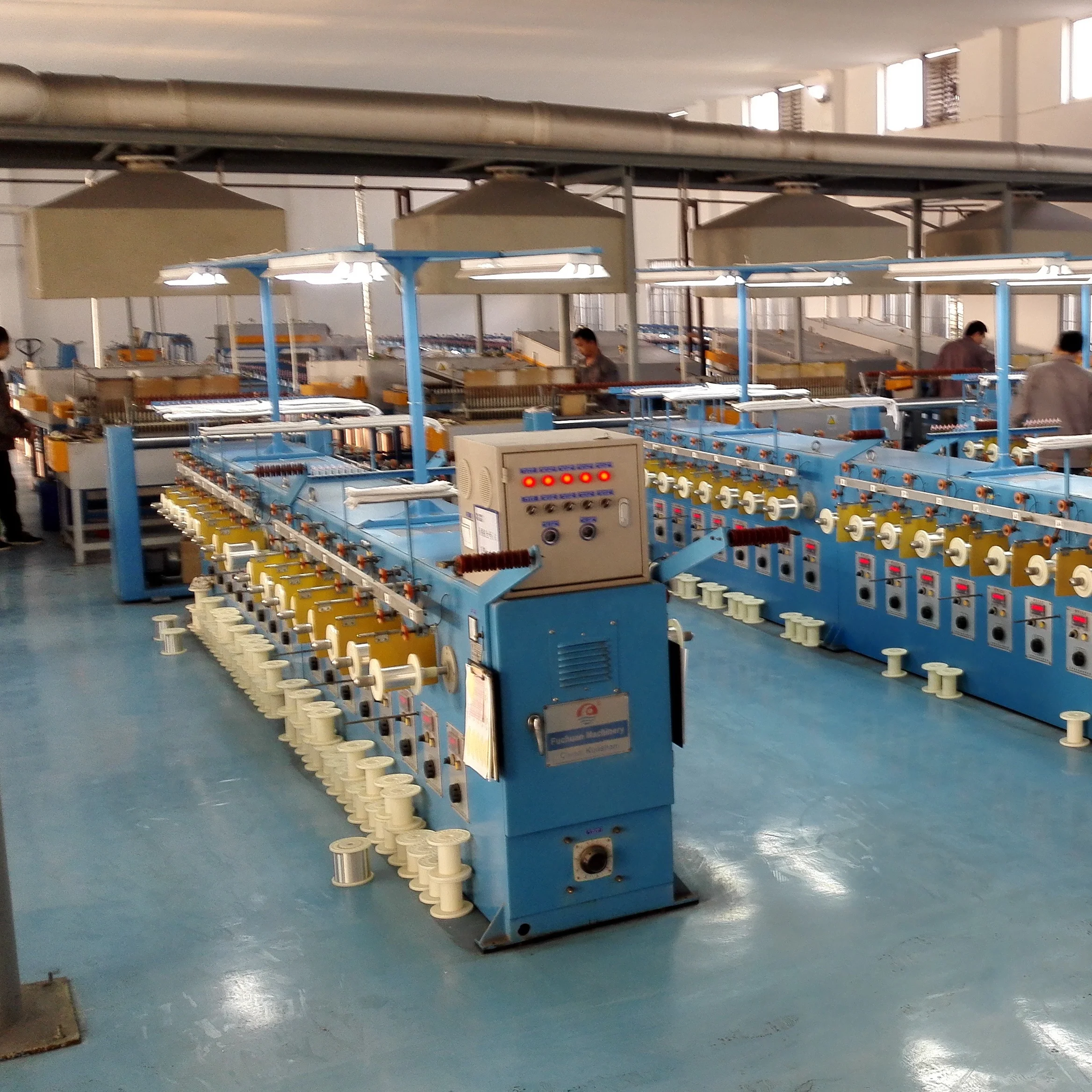 Fuchuan High Speed Wire Tinning Machine High Precision Traversing Tinning Line Machine Multi-wire Copper Wire Tinning Machine