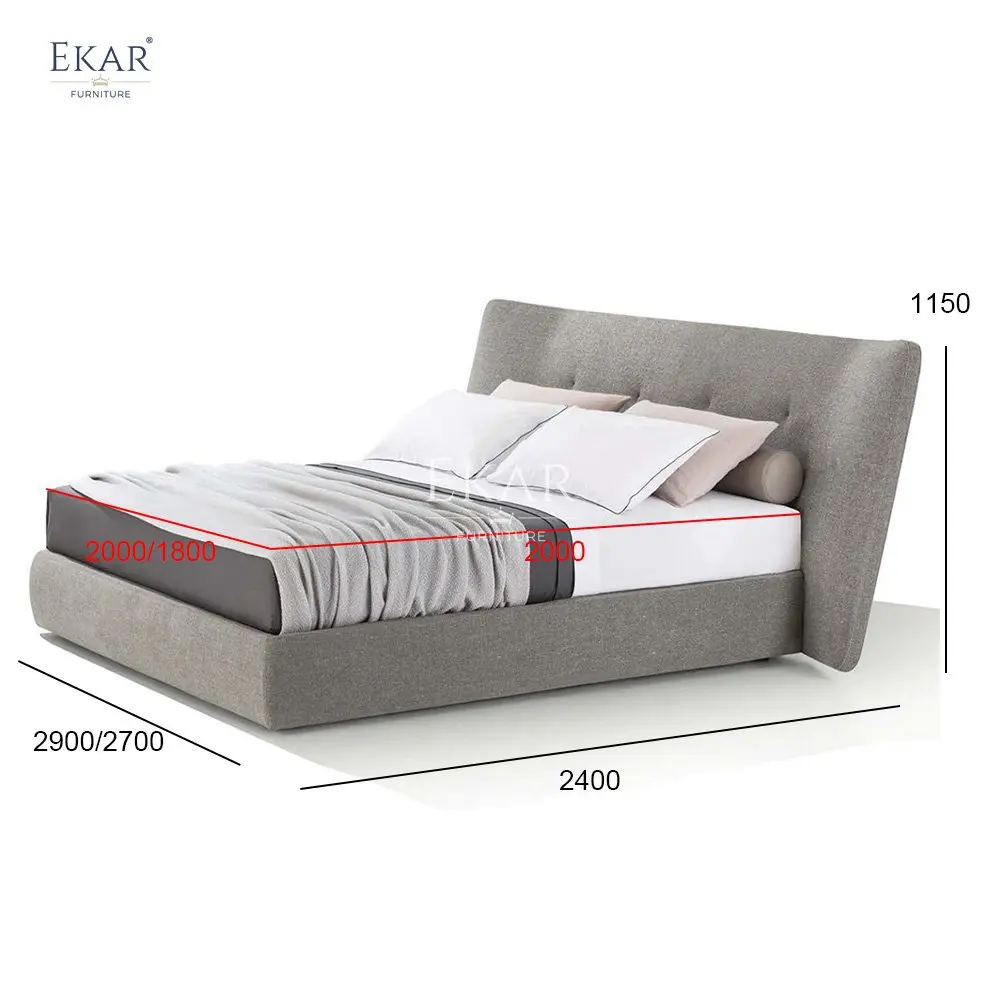 product wooden bed frame with integrated mattress   space saving bedding solution-67