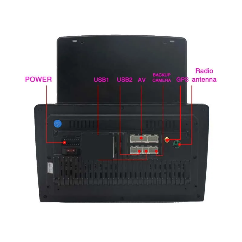 Horizontal to Vertical  Multimedia Music Head Unit Double Din Video Stereo System Autoradio Vertical Screen Car Radio Player