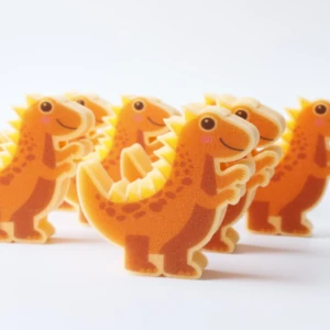 Dinosaur cartoon sustainable Dish Washing Pad kitchen Tool Sponge pu Material Scouring Cloth home Use