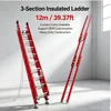 3-Section Insulated Ladder 12m / 39.37ft