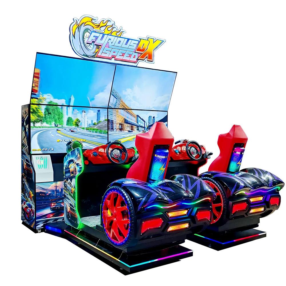 Dinibao Amusement Coin Operated Dynamic Racing Car Simulator Speed ...