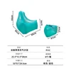 inflatable sofa with footrest-sea and sky blue