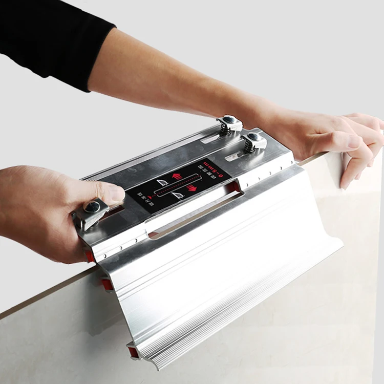Guide à 45° Pour Coupe Biseautée Carrelage - Outil Multifonction En Aluminium Pour Chanfreiner Angles Et Bords (coupe à 45 Degrés)