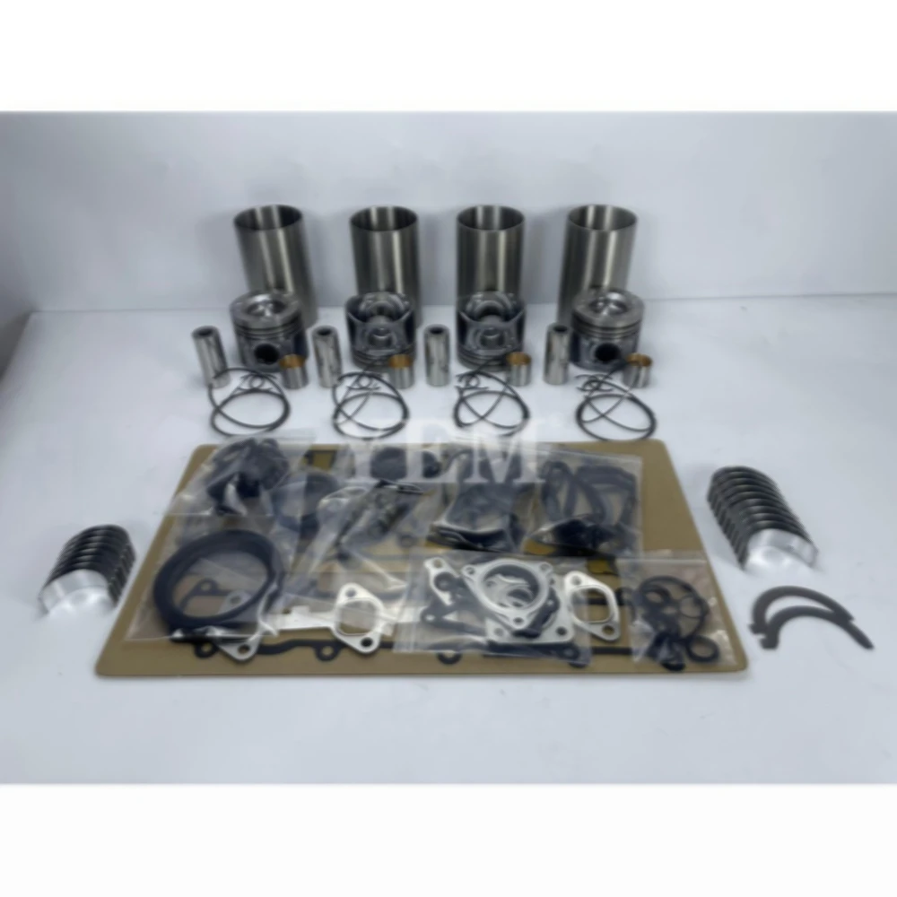 For Doosan D24 Cylinder Liner Kit and Gasket Kit With Engine Bearing Thrust Washer Rebuild Kit Wholesale Engine Parts