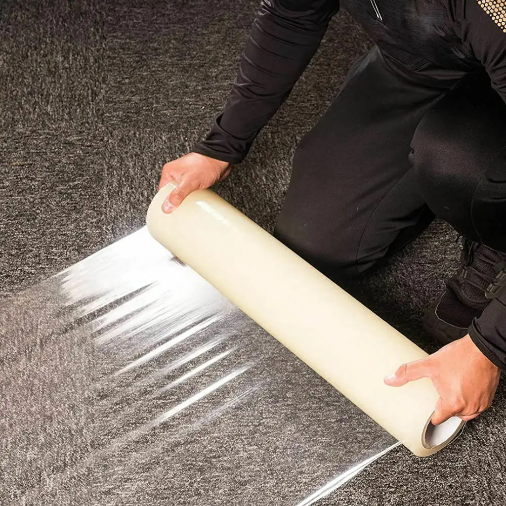 Soft Adhesive Carpet Protector with High Gloss Surface Moisture-Proof Temporary Household Product Blow Molding Processed