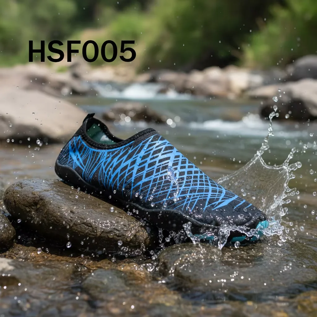 LXG,USA Popular Ariver Crossing Blue/black Swimming Shoes for Sale Outdoor Adventure Excellent Drainage Amphibious Shoes HSF005
