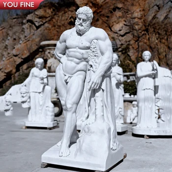Life Size Hand Carved Sculpture Nude Male Art Greek Statue Marble
