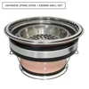 HORNO JAPONÉS (ROSA) + REJILLA DE GRILLO DE 330 MM