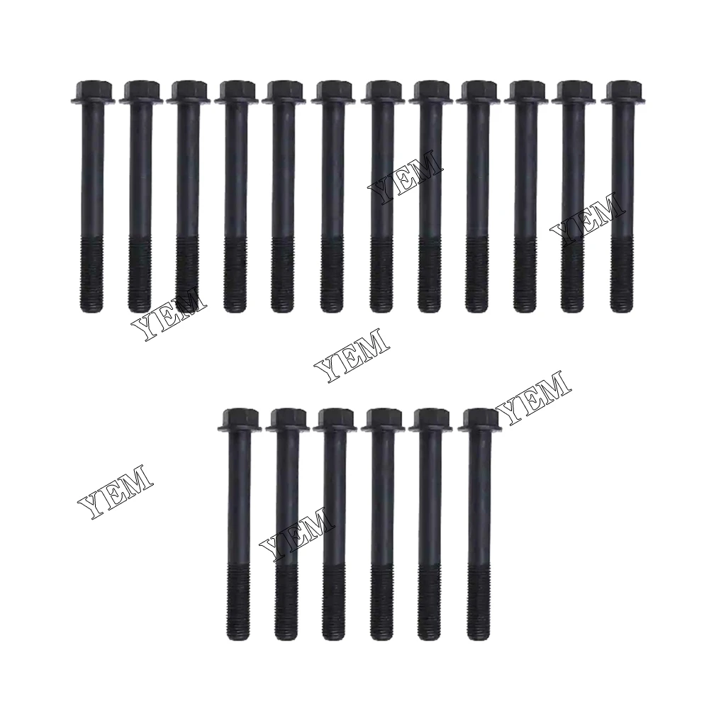 High Quality 18pcs New Cylinder Head Bolt for ISUZU 4ZA1 4ZB1 4ZC1 4ZD1 4ZE1 Rodeo Trooper