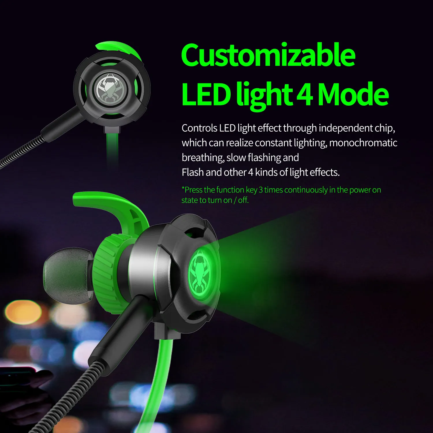 Plextone Wireless Headphones Neckband Low Latency Gaming In-ear Led Lighting Earphone With Detachable Mic Quick Charge 7.1ch - Buy Gaming Wireless Earphone,7.1ch Gaming Earbuds,Low Latency Earphones Product on Alibaba.com