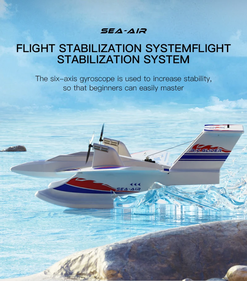 HOSHI KFPLAN KF701 2.4G Remote Control RC Airplane Amphibious Radio Control Glider Fixed Wing EPP Material Outdoor Toys for Kids