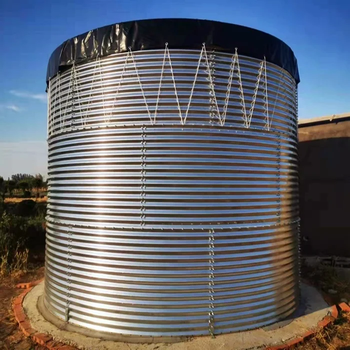 Prefabricated Galvanized Corrugated Water Tank Fire Water Tank Agricultural Water Tank for Irrigation