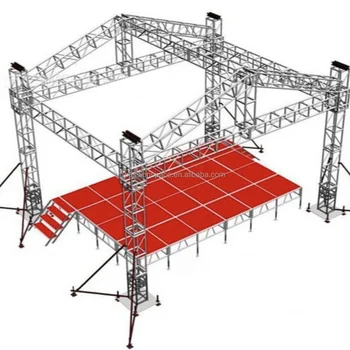 Free Customized Outdoor Event Aluminum Stage Concert Design Truss Displays DJ Lighting Truss System