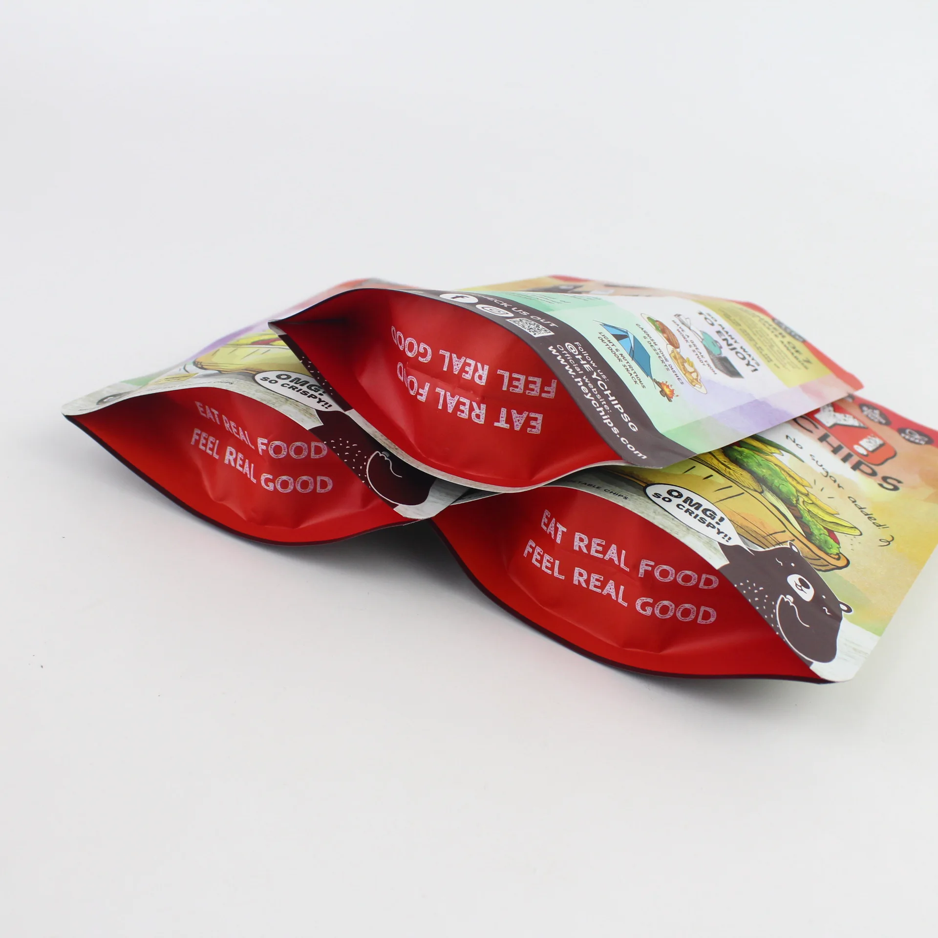 Biodegradable Stand Up Mylar Bag Tea Coffee Packaging Pouch With Window Bestselling Matte Laminated Moisture Proof Zipper Bag