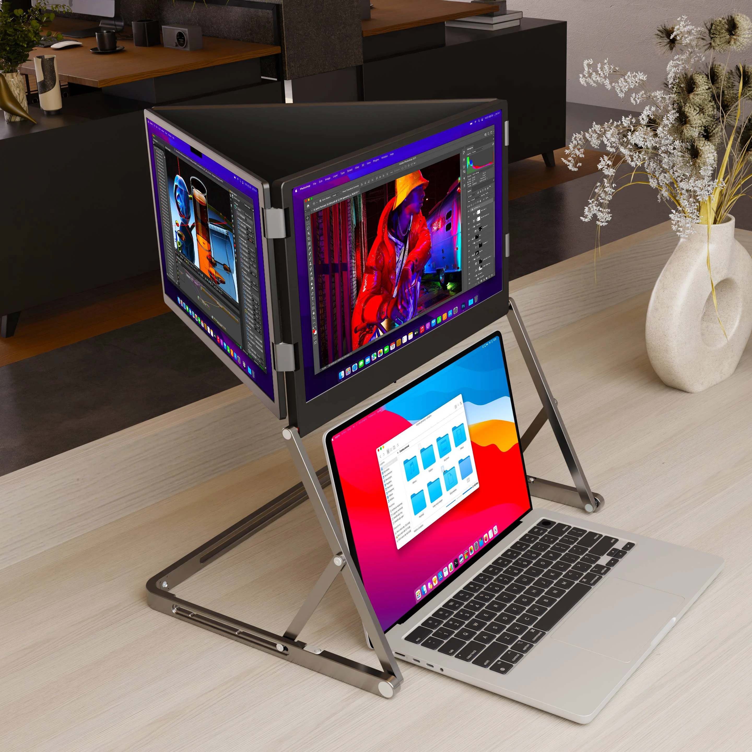 Quadcreate 15.6 Inch Portable Monitor - 1080P FHD USB-C