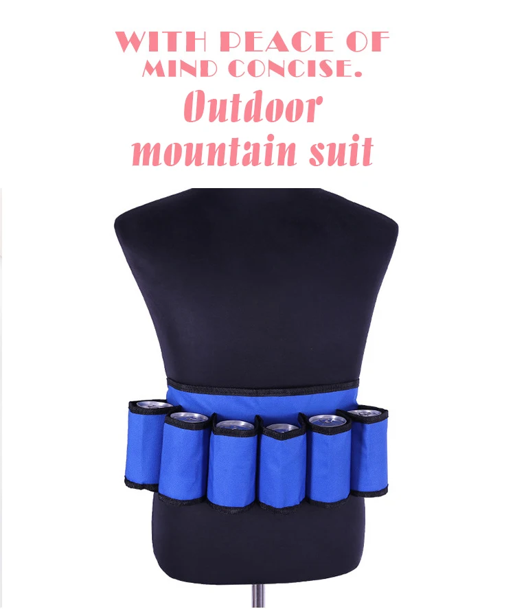 Premium Oem Twinkle 330ml 6piece Cooler Outdoor Carrier Waist Bag Beer Pack Belt Holster Buy