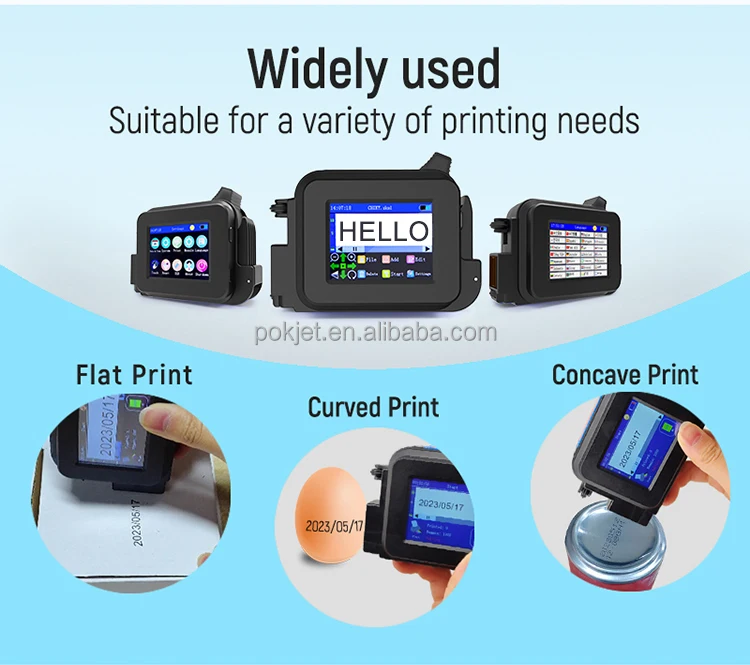 Handheld Inkjet Printer Logo Portable Printing Machine Mini Printer ...