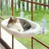 White Faux Rabbit Fur Cat Bed