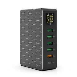 Зарядное устройство с USB-портами, 1 порт, 30 Вт, зарядное устройство PD, портативное зарядное устройство с несколькими USB-портами