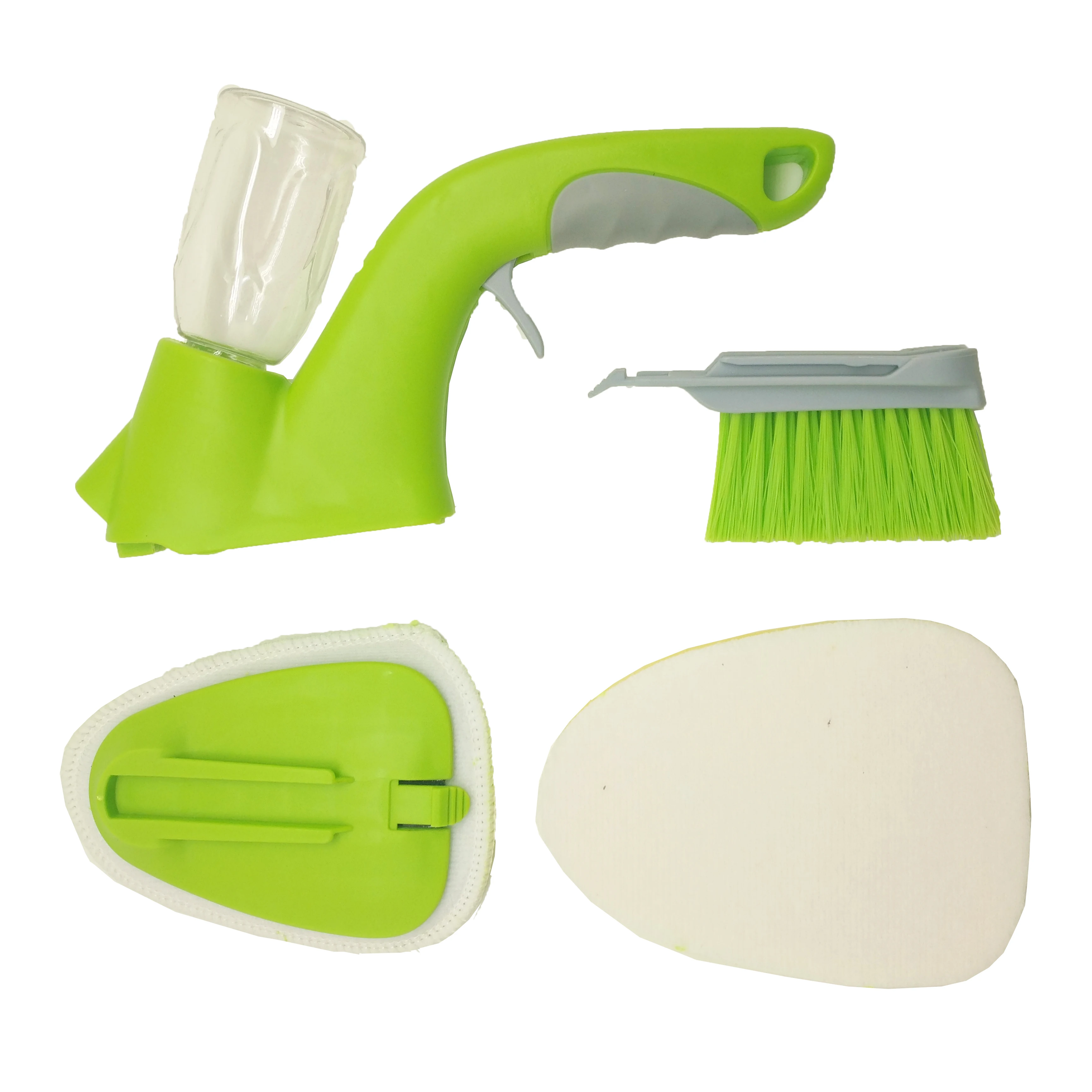 Сменная щетка для чистки в восточном стиле, бытовой очиститель, щетка для ухода за автомобилем, набор для чистки окон