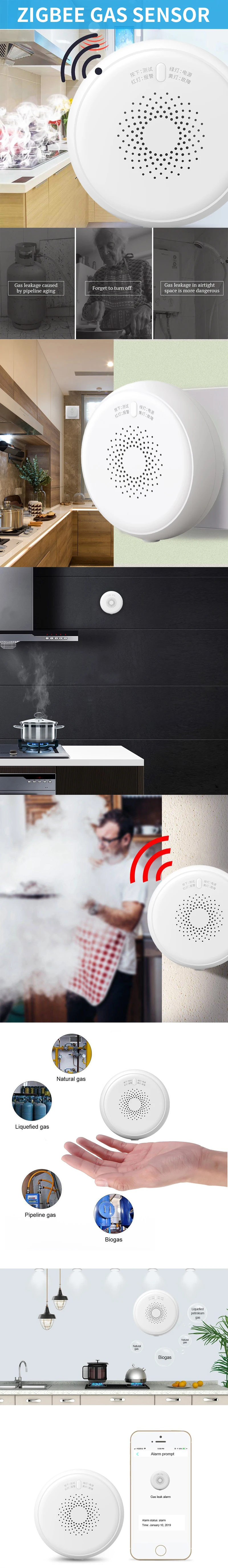 Tuya Zigbee 3.0 Smart Gas Leak Detector - Industrial LPG and Natural ...