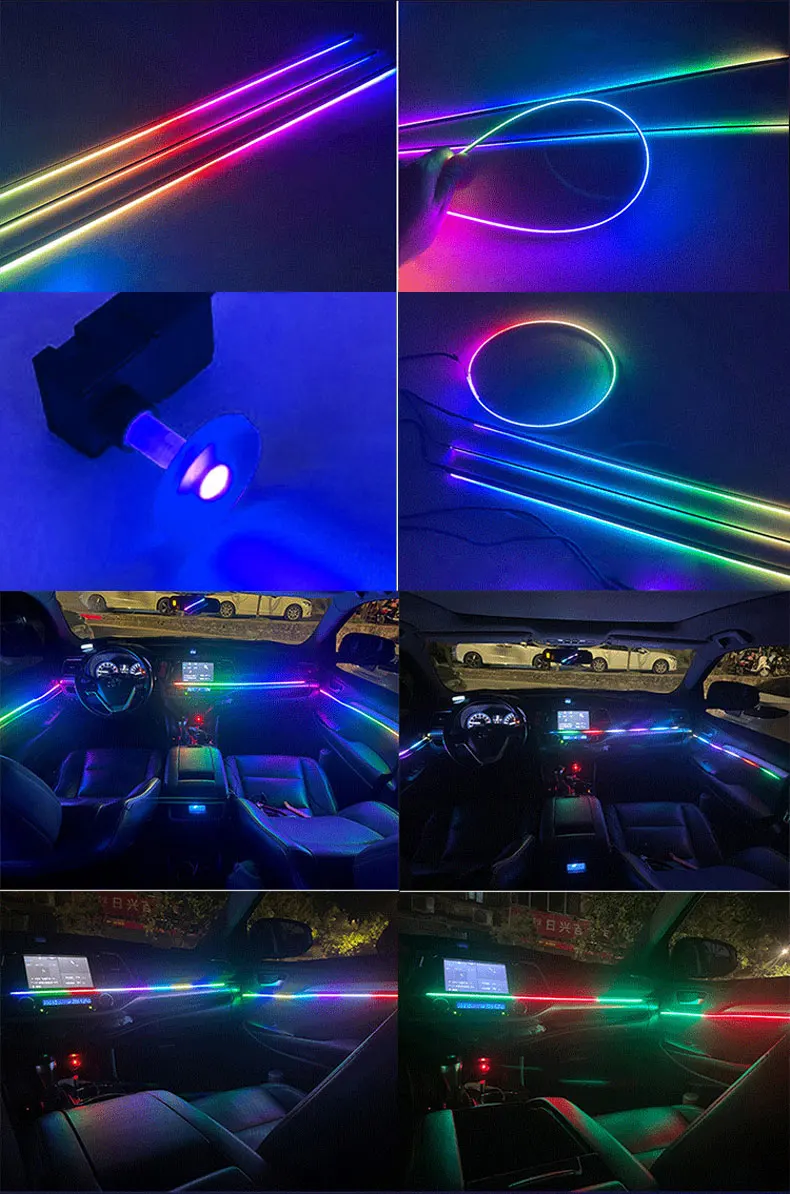 22 In 1 Symphony Ambient Light Car Interior Led Acrylic Guide Fiber