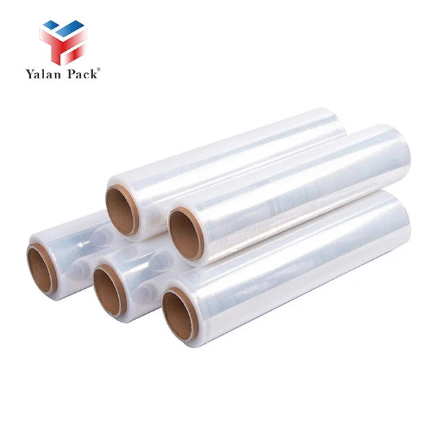 Hand Stretch Film Company Film Strech Shrink Wrap Pallet Lldpe Plastic Roll Transparent Stretch Film