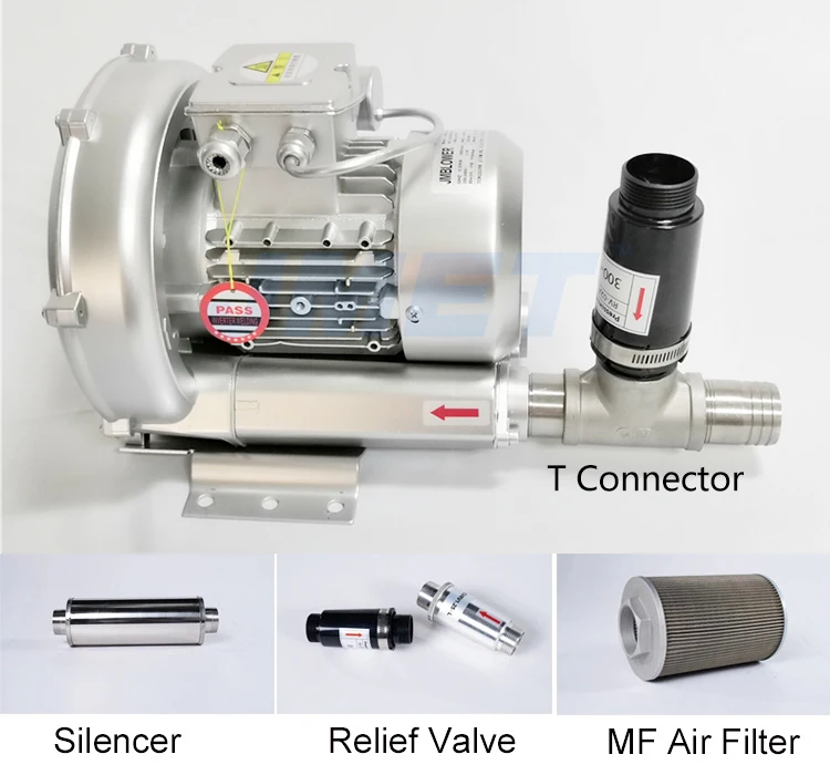 Rv02 Regenerative Blower Air Pressure Relief Valve For Vacuum Pump