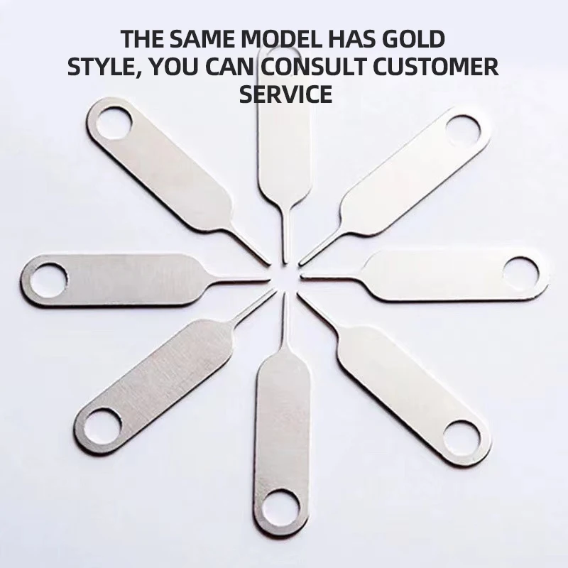 Sim Card Ejector Pin Machine Stainless Steel Pin Eject Tool Silver