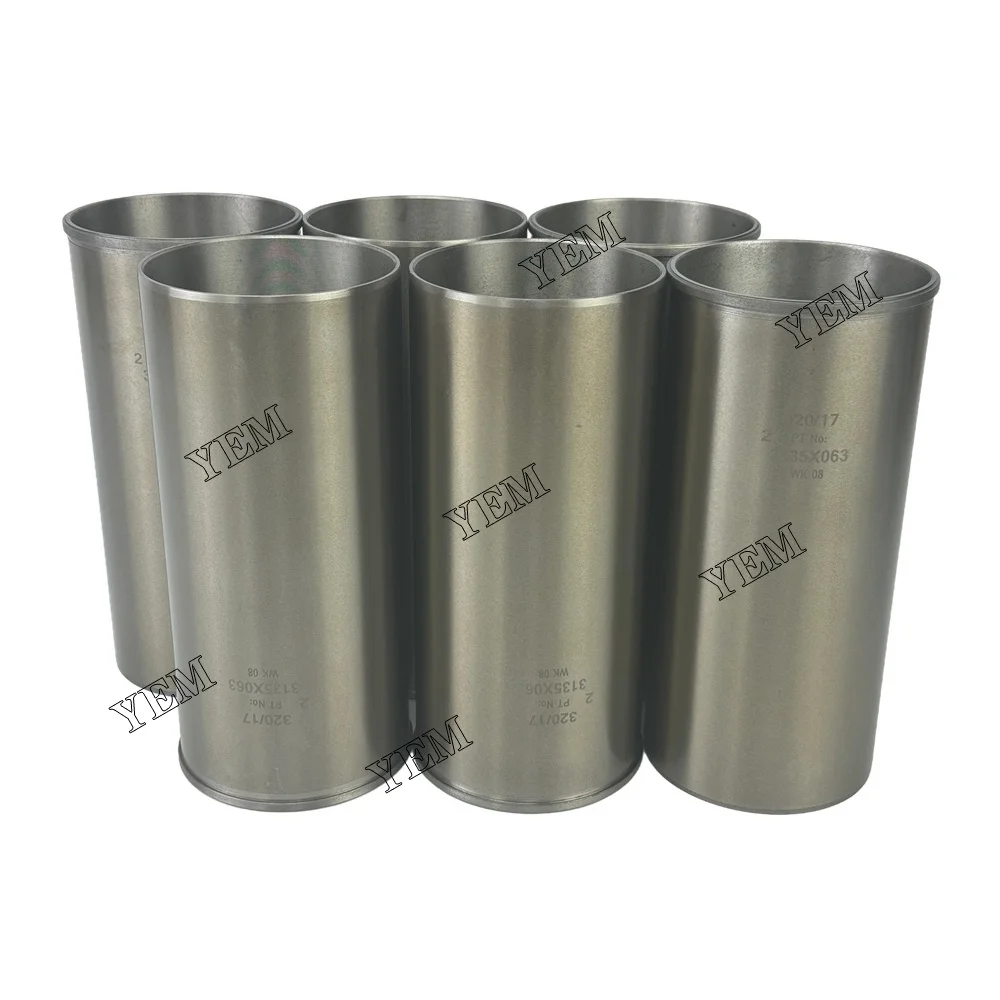 Cylinder Liner 3135X063 Fit for Perkins 1006E-6TW Engine