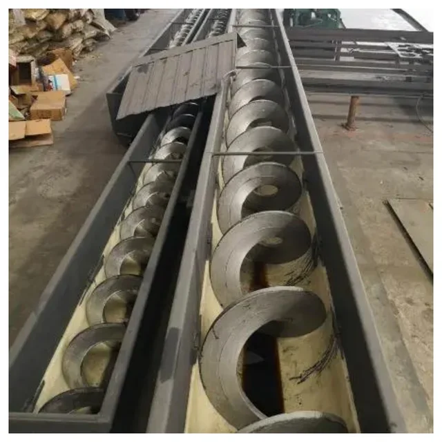 China Manufacturer SS316 Bestselling Heat Proof Grain Screw Conveyor for Particle Transportation Round Type Screw Conveyor 2