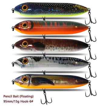 CHEERY Stainless Steel Floating Pencil Live Bait 75 cm 11 g / 95 cm 15 g / 125 cm 25 g Surface-Lying Lure – Pencil – view 5
