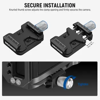 NEEWER Arca Type Quick Release Clamp for DSLR Camera and Mirrorless Camera, Compatible with DJI Ronin S/SC ZHIYUN Crane Series detail image