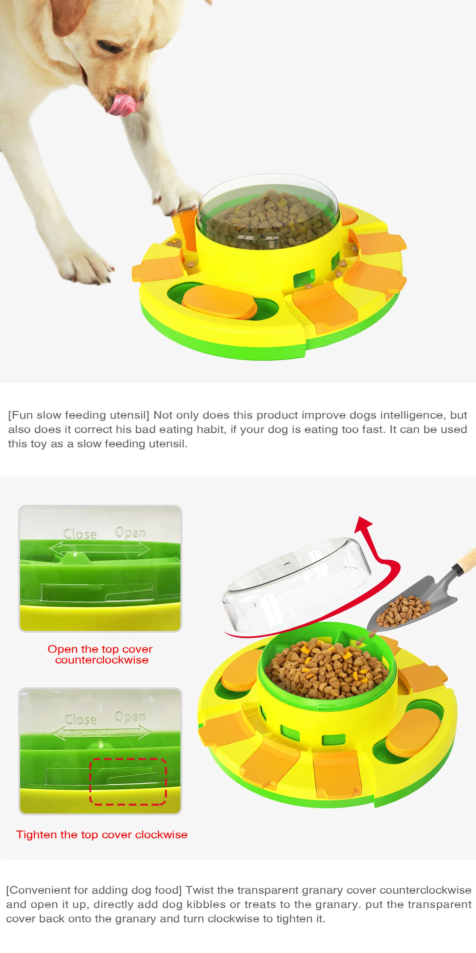 Factory Wholesale Cat Feeder Toy Dog Slow Leakage Training Smart