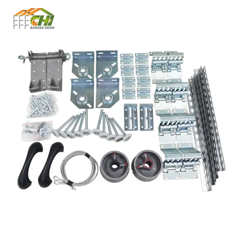 European Style Security Rustic Garage Door Hardware and Accessories Over Head Garage Door Hardware Kit - 16x7 for Garage Doors