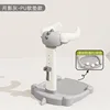 Dinosaur bath stand gray pu
