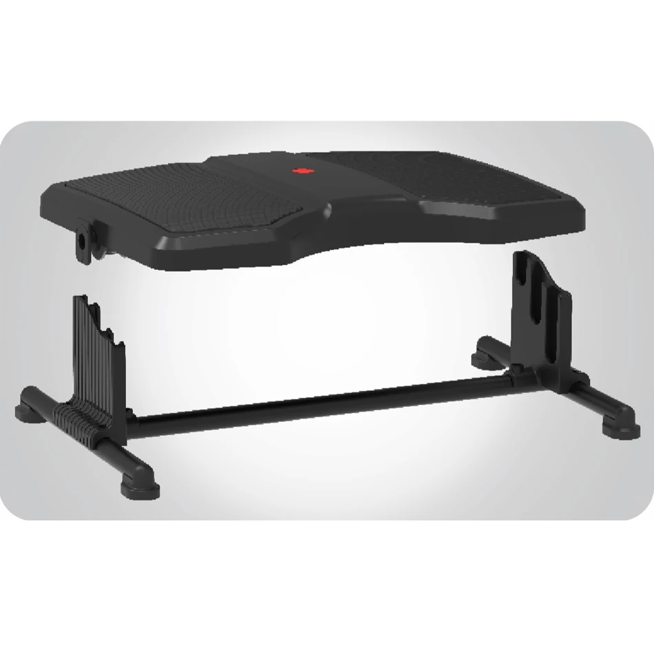 TWINCO 3181 Office Height Angle Adjustable Plastic Massage Under Desk Foot Rest Footrest