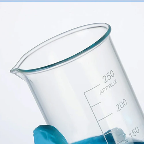 100mL 250mL 1000mL Lab Glassware Heat Resistant Graduated Glass Measuring Cup Borosilicate Glass Beaker Set