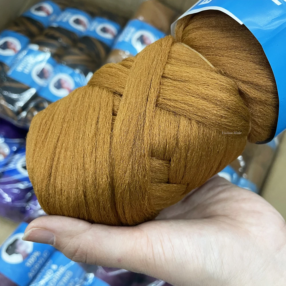 Buy Wholesale China Hot Selling Bulk Brazilian Wool 100% Acrylic Hair Yarn  70g 100g For Dreadlocks Crochet Braiding Hair Attachment Knitting & Brazil  Wool Hair Yarn Wool Yarn For Jumbo Braiding at